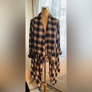 CATO Blue Plaid Jacket Size XL, Preowned
